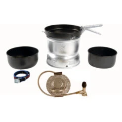 Trangia Sturmkocher 25-5 Réchaud Et Ustensiles Aluminium Ultraléger Avec Brûleur à Gaz