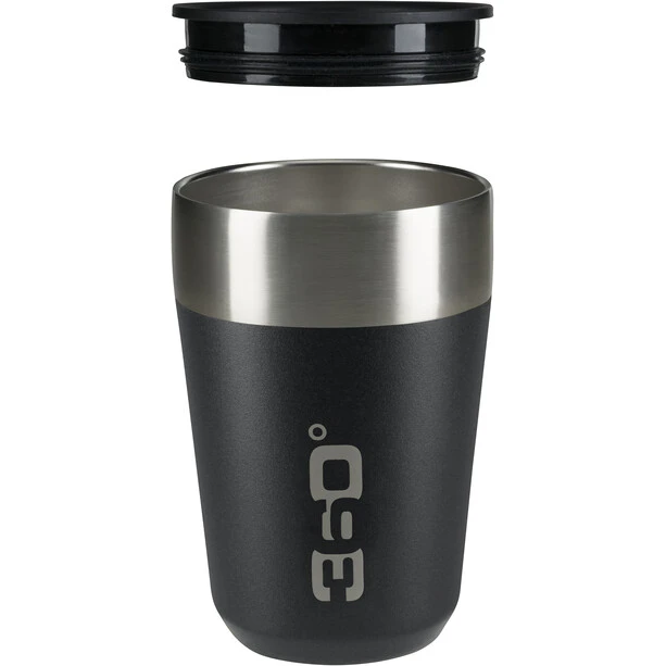 360° Degrees Vacuum Travel Mug Regular 355ml, Noir 4 360° Degrees Vacuum Travel Mug Regular 355ml, Noir – Image 2