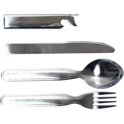 Basic Nature Biwak Army Set De Couverts