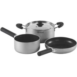 Outwell Feast Set D’ustensiles De Cuisine M, Gris/noir