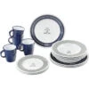 Brunner Dinner Service Ensemble De Vaisselle 16 Pièces, Bleu/gris 2 Brunner Dinner Service Ensemble De Vaisselle 16 Pièces, Bleu/gris -Primus Shop brunner dinner service dishes set 16 pieces nautical 1