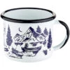 CAMPZ At The Lake Tasse En émail, Blanc/bleu -Primus Shop campz at the lake enamel mug white navy blue 1