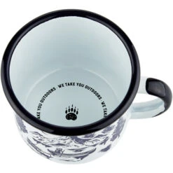 CAMPZ At The Lake Tasse En émail, Blanc/bleu 9 CAMPZ At The Lake Tasse En émail, Blanc/bleu -Primus Shop campz at the lake enamel mug white navy blue 3