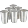 CAMPZ Stacking Cup Set Stainless Steel 6-Pieces, Argent -Primus Shop campz stacking cup set stainless steel 6 pieces silver 1