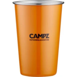 CAMPZ Kit De Gobelets Acier Inoxydable 4 Pièces, Multicolore -Primus Shop campz stapelbecher set edelstahl 4 stueck bunt 3