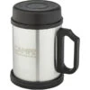 CAMPZ Tasse Isotherme Acier 400ml, Argent/noir -Primus Shop campz thermobecher edelstahl 300ml schwarz silber 1