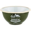 CAMPZ Wanderlust Bol En émail, Vert/blanc -Primus Shop campz wanderlust enamel bowl forrest green white cream 1