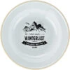 CAMPZ Wanderlust Plaque émaillée Profonde, Vert/blanc -Primus Shop campz wanderlust enamel deep plate forrest green white cream 1