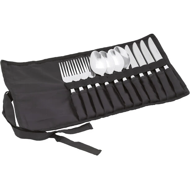 Easy Camp Family Couverts, Noir/argent 3 Easy Camp Family Couverts, Noir/argent