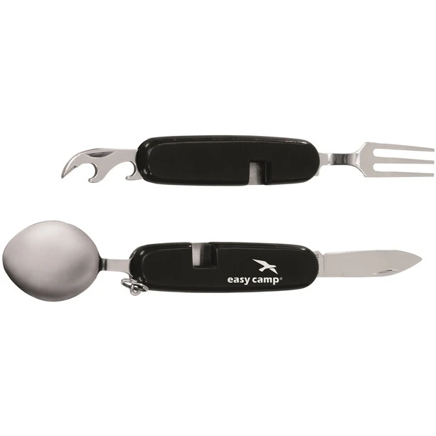 Easy Camp Coutellerie Pliante, Noir/argent 3 Easy Camp Coutellerie Pliante, Noir/argent