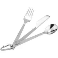 CAMPZ Titanium Set De Couverts 3pcs