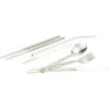 CAMPZ Titanium Set De Couverts 5pcs 2 CAMPZ Titanium Set De Couverts 5pcs -Primus Shop kingcamp titanium cutlery set 5pcs 1