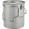 CAMPZ Titanium Casserole Suspendue 750ml 1 CAMPZ Titanium Casserole Suspendue 750ml -Primus Shop kingcamp titanium hanging pot 1