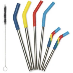 Klean Kanteen Paille 6 Pièces, Multicolore