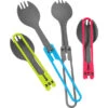 MSR Utensil Sporks Kit, Multicolore/gris -Primus Shop msr utensil sporks set red gray blue green 1