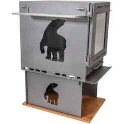 Nordisk Torden Wood Burner Set, Gris -Primus Shop nordisk torden wood burner set charcoal grey 5