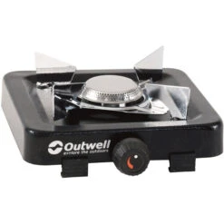 Outwell Appetizer 1 Burner Folding Stove, Noir/argent