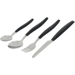 Outwell Box Cutlery Set, Noir/argent