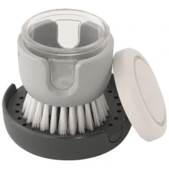 Outwell Kitson Brosse Avec Distributeur De Savon, Blanc/gris