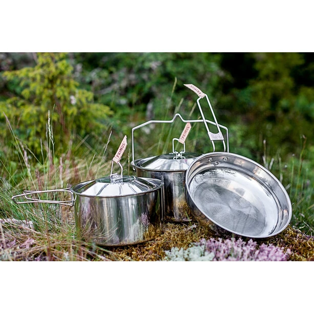 Primus CampFire Set D’ustensiles De Cuisine Acier Inoxydable Large 4 Primus CampFire Set D’ustensiles De Cuisine Acier Inoxydable Large – Image 2