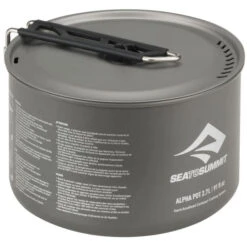 Sea To Summit Alpha Casserole 2.7l, Gris -Primus Shop sea to summit alpha pot 27l grey 3