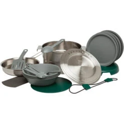 Stanley Adventure Base Camp Set De Cuisson 3,5l, Argent/vert