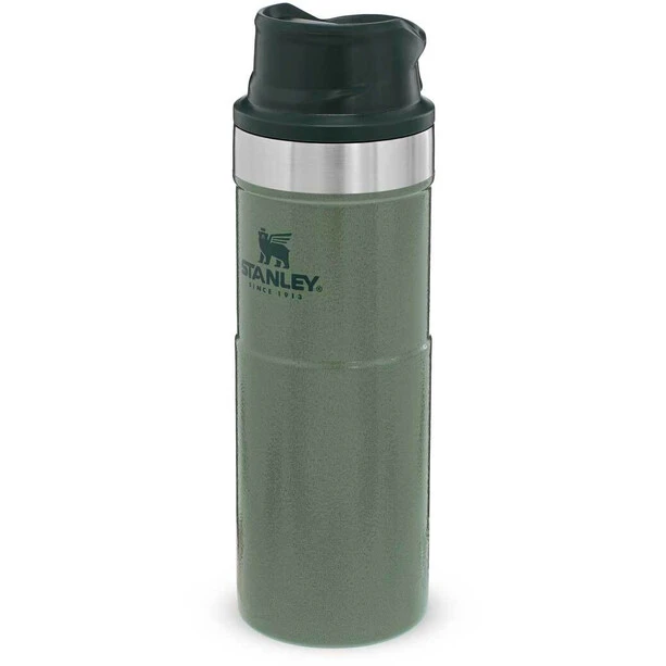 Stanley Classic Trigger-Action Mug De Voyage 473ml, Vert/argent 3 Stanley Classic Trigger-Action Mug De Voyage 473ml, Vert/argent