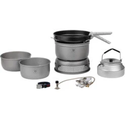 Trangia 25-4 HA ALU Réchaud Et Ustensiles Aluminium Ultraléger Avec Brûleur à Gaz