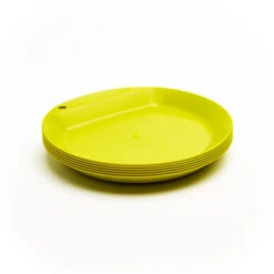 Wildo Camper Jeu D'assiettes Plates Couleur Unie 6 Pièces, Vert