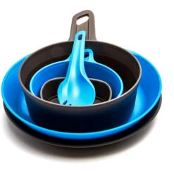 Wildo Expl**** Kit Set De Couverts, Bleu/gris